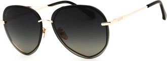 DIFF Eyewear LENOX GD-GG122P Gold Black/Grey Gradient Polarized