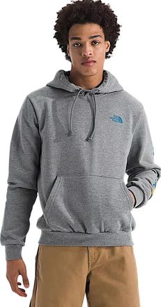 The North Face Evolution Tent Hoodie Mens Gray Graphic Pullover POSH095