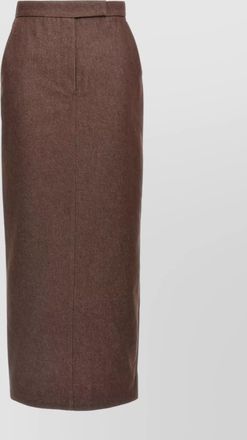 Max Mara high-waisted skirt with back slit and pockets