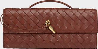 Bottega Veneta Long Andiamo Clutch Bag with Handle