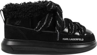 Karl Lagerfeld Schoenen, Dames, Zwart, 38 EU, Leer, Kapri Kosi