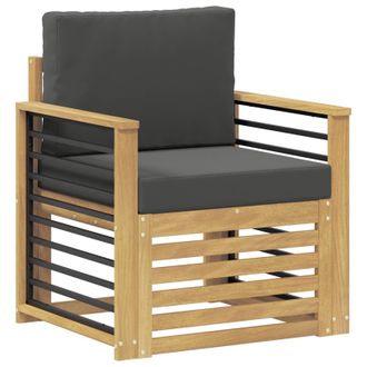 vidaXL Conjunto De Sof&aacute;s De Exterior Poli&eacute;ster Blanco Vidaxl