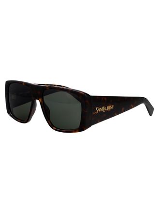 Saint Laurent Womens Sunglasses Havana-Grey Acetate Havana-Havana-Grey Havana/havana/grey
