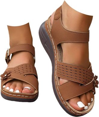 Generic Orthopaedic Sandals,Sandals with Arch Support for Women,Comfortable Walking Shoes for Women,Wide Fit Walking for Womens,Arch Support Hiking Shoes Summ