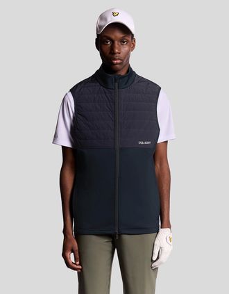 Lyle & Scott Lyle And Scott Mens Windproof Vest - Navy - Size: Regular/36