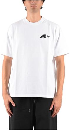 Arte T-shirt Big Logo Back - - Tops - Uomo - Bianco - M