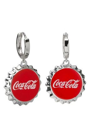 Cufflinks Inc. Coca Cola Cap Drop Earrings in Red at Nordstrom