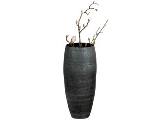 Schubiger M&ouml;bel Gef&auml;ss Scuro Schwarz H: 61 cm