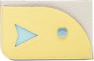 Herm&egrave;s Pre-owned Hermes Chevre Mysore Poisson Card Holder Ladies PO9X92KCO1HLHD1Y
