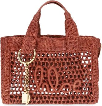Chlo&eacute; Summer Banana - Dames - Shoppers - Rood - ONE Size - Tassen