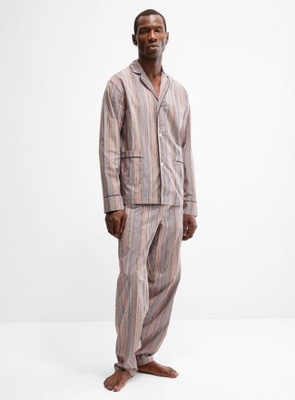 Paul Smith Mens Iconic-striped pyjama set