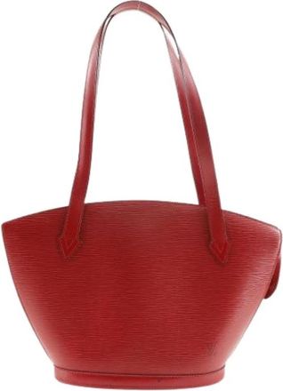 Louis Vuitton Pre-owned Leren Schoudertas - Dames - Vintage Schoudertas - Rood - ONE Size - Leer - Vintage