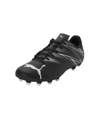Puma Puma Men Attacanto Fg/Ag Soccer Shoes, Puma Black-Silver Mist, 11 UK