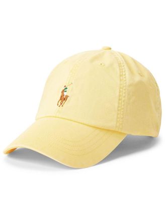 Polo Ralph Lauren Cappello da baseball con ricamo Polo Pony - Giallo