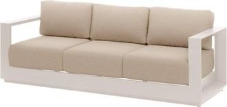 Hesperide Hesperide - Sof&aacute; De Jard&iacute;n De 3 Plazas Allure Avena & Beige Cebrano De Aluminio Y Poli&eacute;ster - Hesp&eacute;ride