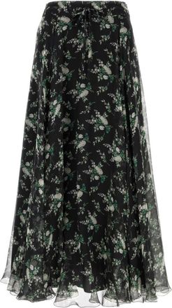 Dolce & Gabbana Multicolour Floral Print Skirt