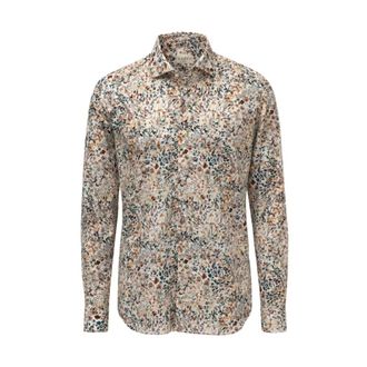 Xacus Casual Shirts, male, Multicolor, Size: M Printed Long-Sleeve Shirt