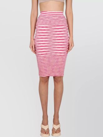Missoni knit fitted skirt