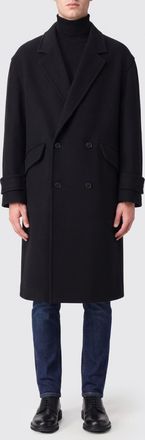 Lanvin Cappotto lungo doppiopetto in pura lana vergine con rever classici