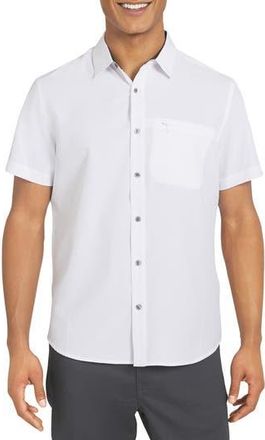 DKNY Lenox Tech Shirt in White at Nordstrom Rack, Size X-Large