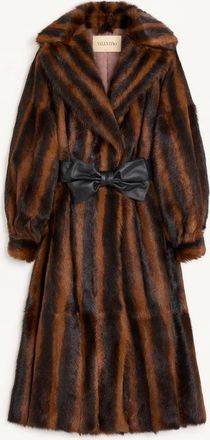 Valentino Cappotto In Capra Donna CIOCCOLATO 38