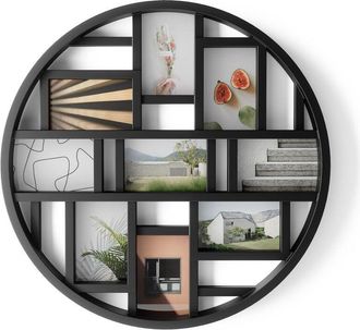 Umbra Luna Cornice multifoto per immagini 10x15 cm, Nero