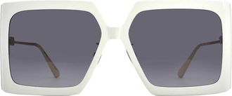 Dior DIORSOLAR Grey Square Ladies Sunglasses CD40039U 25B 59