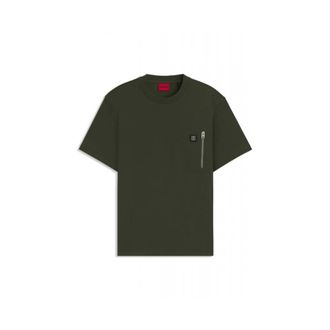 HUGO BOSS Hombre, Camisetas, Verde, Talla: XL