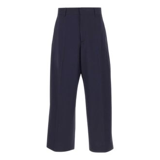 Laneus Heren, Broeken, Blauw, Maat: XS Wol