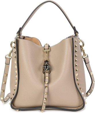 Tiffany & Fred Pebbled Leather Bucket Bag