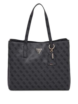 Guess Co Meridian tote bag - women - Polyester/Cotton/Polyurethane - OS - Black