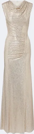 Roland Mouret Embellished gathered gown