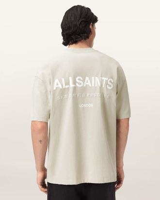 AllSaints Dreamer Short Sleeve Oversized Graphic T-Shirt