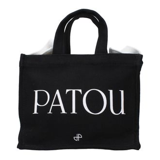 Jean Patou Patou Zwarte Katoenen Handtas