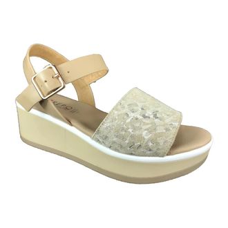 Repo Schoenen Sandaal - Dames - Sleehakken - Beige - 35 EU - Schoenen