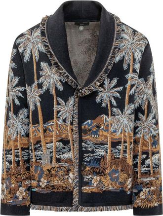 Alanui Multicolor Jacquard Cardigan