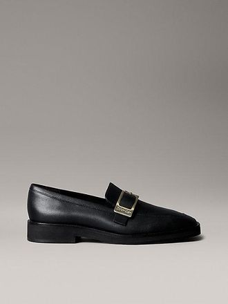 Calvin Klein Leather Apron Toe Loafers