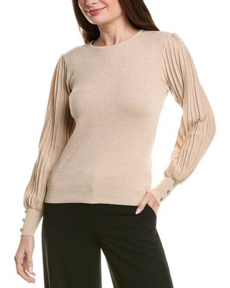 Nanette Lepore Ribbed Pullover Sweater