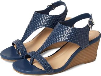 Kenneth Cole Reaction Greatly Thong Womens Shoes Navy Woven : 11 M, Synthetic