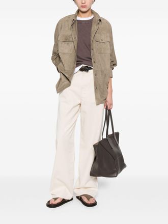 Brunello Cucinelli Leren Shirt