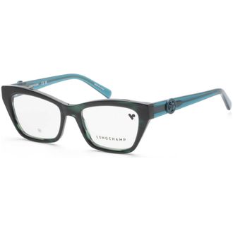 Longchamp Womens 51 mm Green Opticals