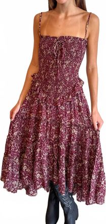 Olivaceous Crisp Air Cutie Dress In Plum
