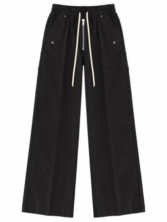 Rick Owens Geth Belas Wide-Leg Drawstring Pants