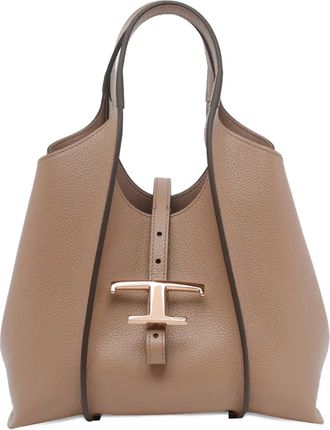 Tod's Borsa tote T-Timeless - Toni neutri