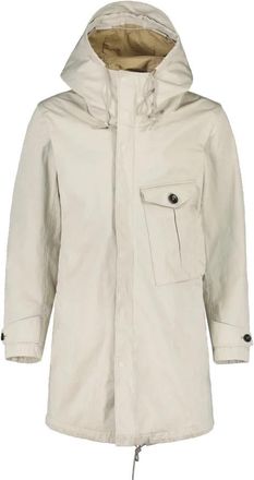 Ten c Cyclone Parka - Heren - Parka Jassen - Beige - XL - Leer - Jassen