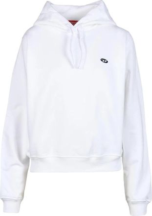 Diesel sweatshirt - Dames - Hoodies - Wit - S - Katoen - Hoodies & sweatvesten