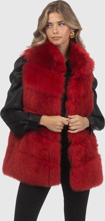 Gorski REVERSIBLE MERINILLO SHEARLING LAMB VEST