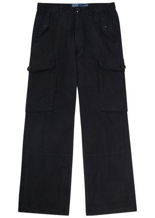Polo Ralph Lauren The Big Cargo Panelled Cotton Cargo Trousers - Black - 38 (W38 / Xxl)