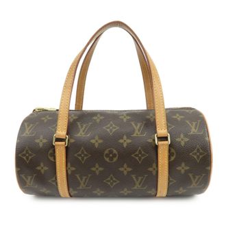 Louis Vuitton Papillon Monogram Canvas Brown Canvas Handbag (Pre-Owned)