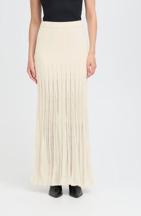 Ichi Ihboston SK2 Knit Maxi Skirt in Birch at Nordstrom, Size Xx-Large